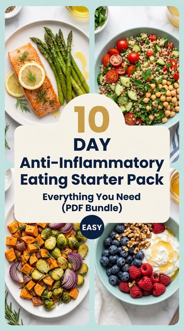Anti-Inflammatory Eating Starter Pack: Everything You Need (PDF Bundle) 2 Anti-Inflammatory Eating Starter Pack: Everything You Need (PDF Bundle)