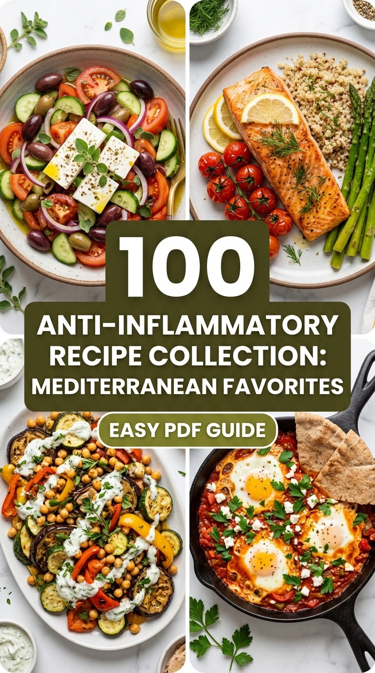 Anti-Inflammatory Recipe Collection: 100 Mediterranean Favorites (PDF)
