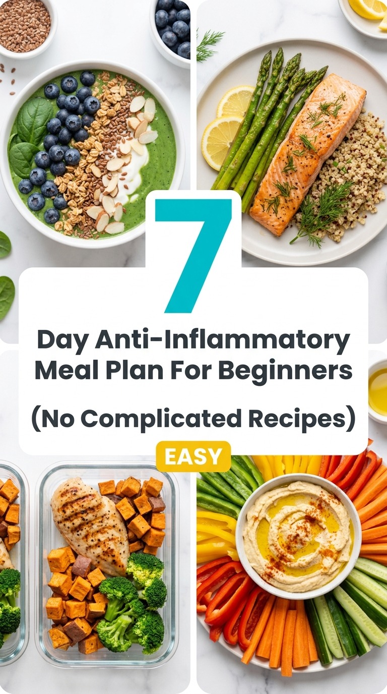 7-Day Anti-Inflammatory Meal Plan For Beginners (No Complicated Recipes) 3 Day 1: Keep It Gentle