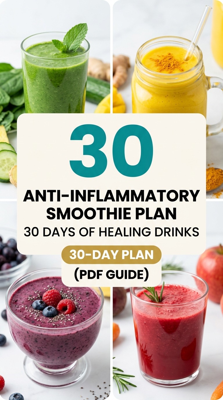 How The 30-Day Anti-Inflammatory Smoothie Plan Works