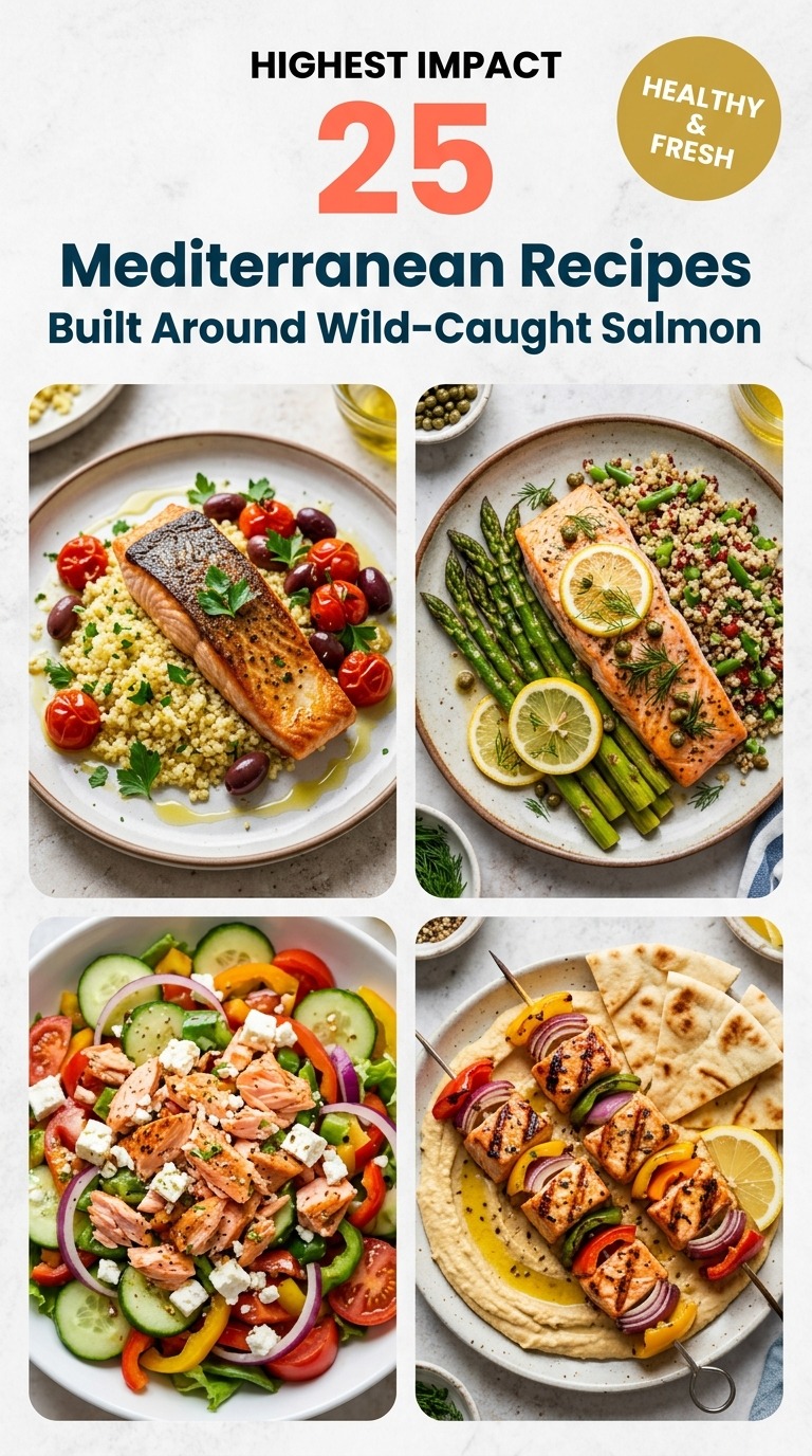 25 Mediterranean Recipes Built Around Wild-Caught Salmon 3 More Wild-Caught Salmon Recipes for Anti-Inflammatory Eating