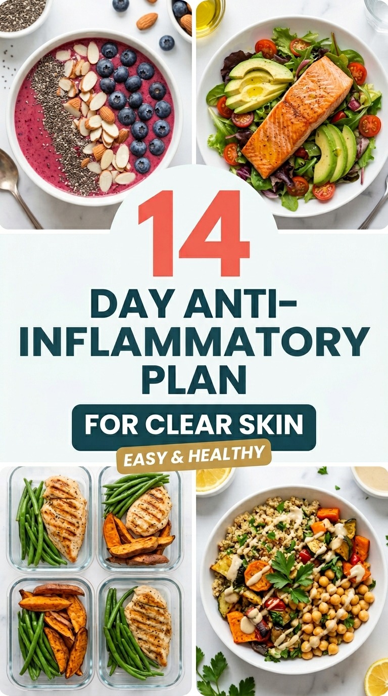 The 14-Day Anti-Inflammatory Meal Plan For Clear Skin