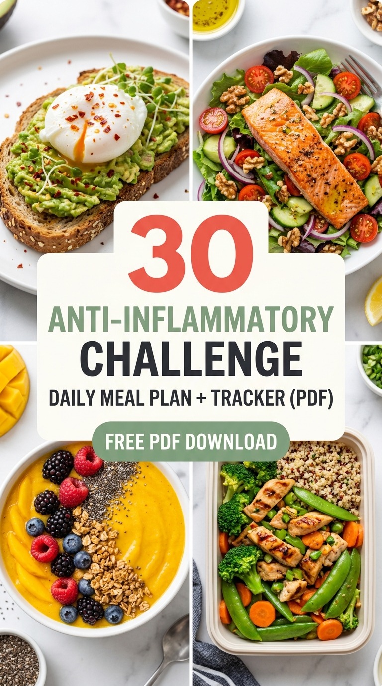 30-Day Anti-Inflammatory Challenge: Daily Meal Plan + Tracker (PDF) 3 Week 1: The Reset (Days 1–7)