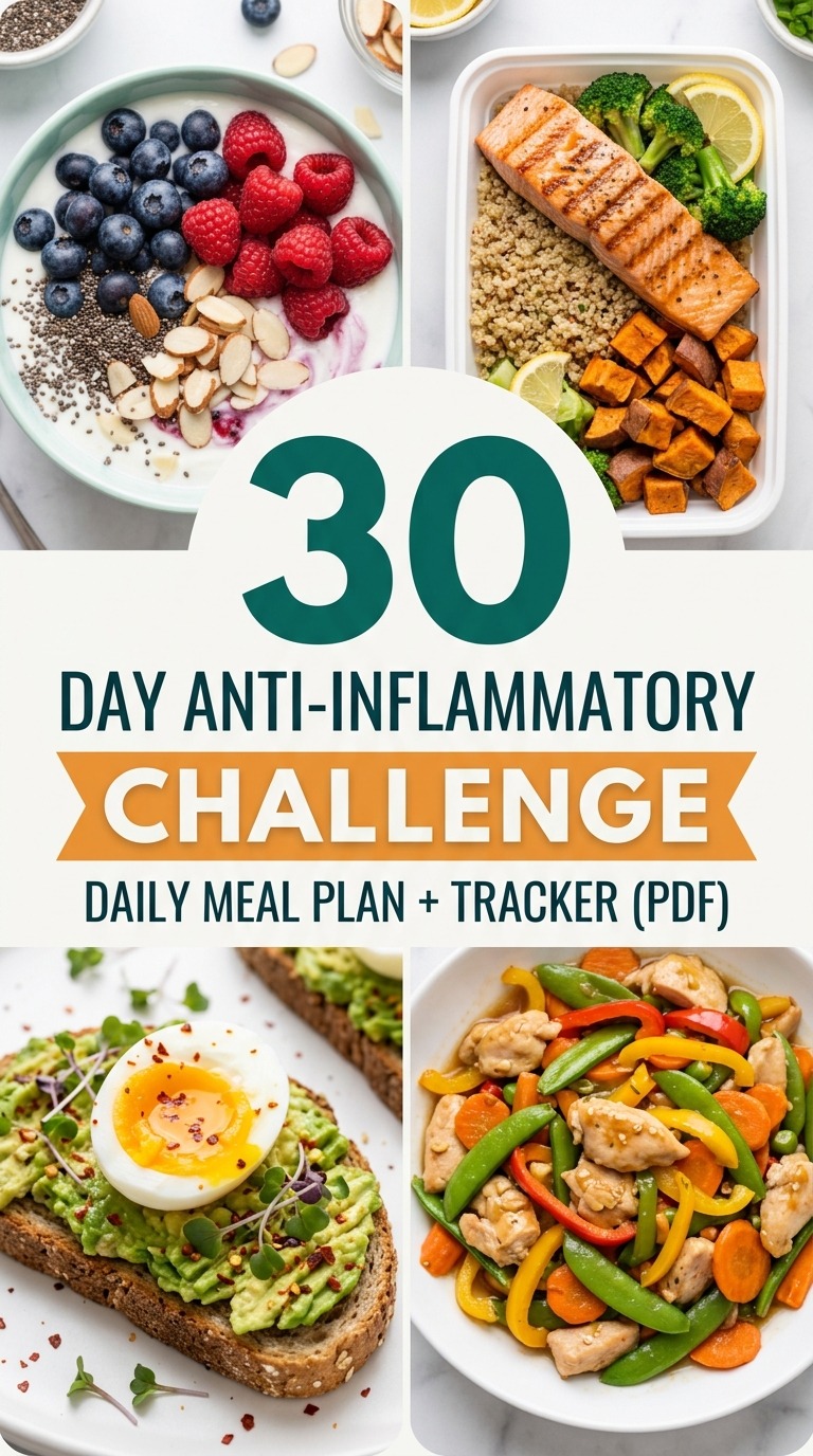 30-Day Anti-Inflammatory Challenge: Daily Meal Plan + Tracker (PDF) 4 Week 4: Making It Stick (Days 22–30)
