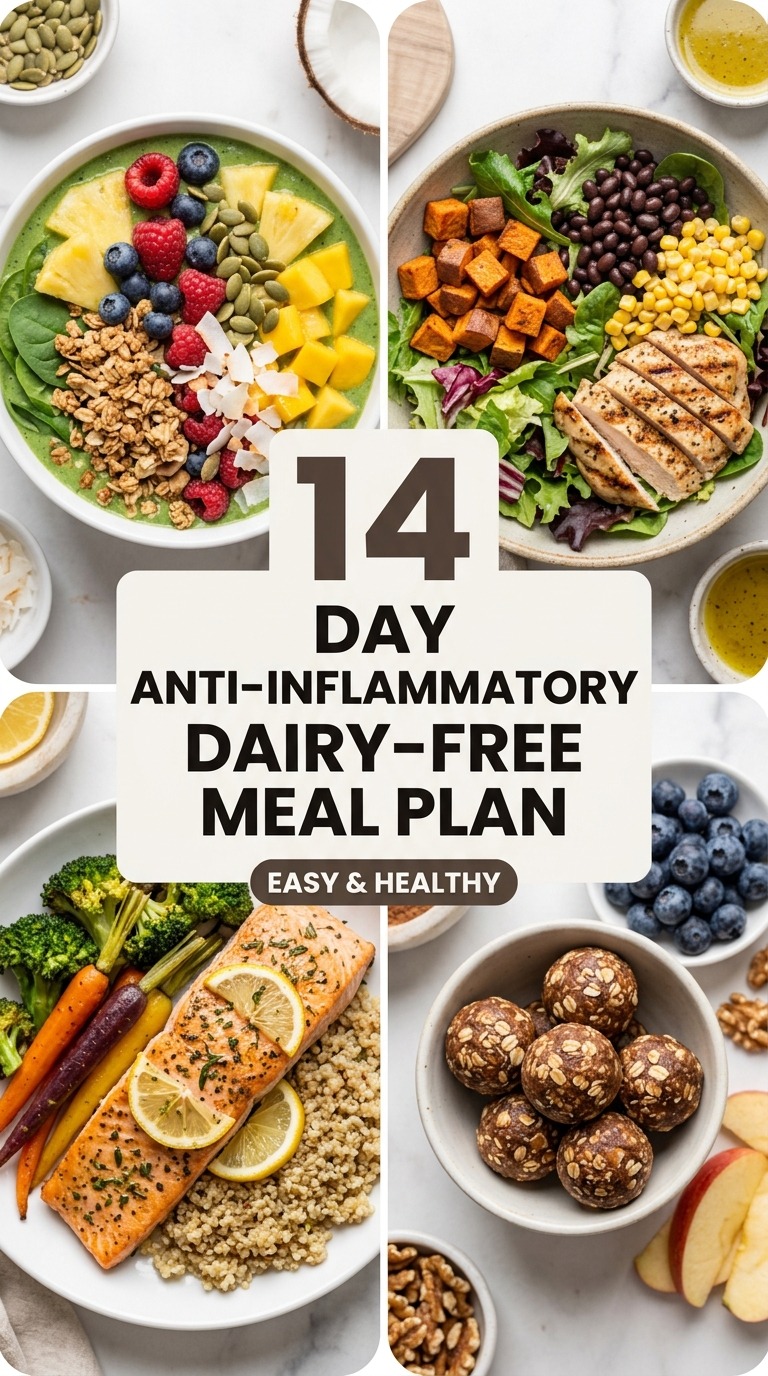 14-Day Anti-Inflammatory Dairy-Free Meal Plan 3 Week One: Reset and Rebuild