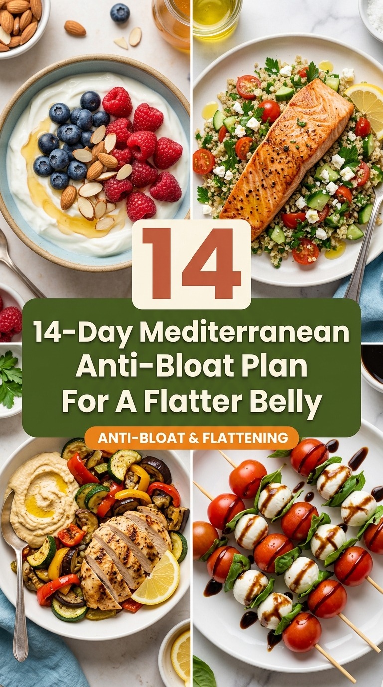 Your 14-Day Mediterranean Anti-Bloat Meal Plan