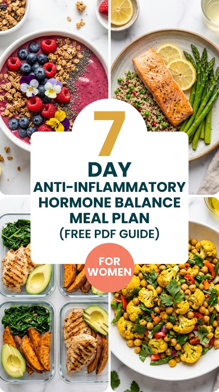 Anti-Inflammatory Hormone Balance Meal Plan For Women (PDF) 3 Your 7-Day Anti-Inflammatory Hormone Balance Meal Plan
